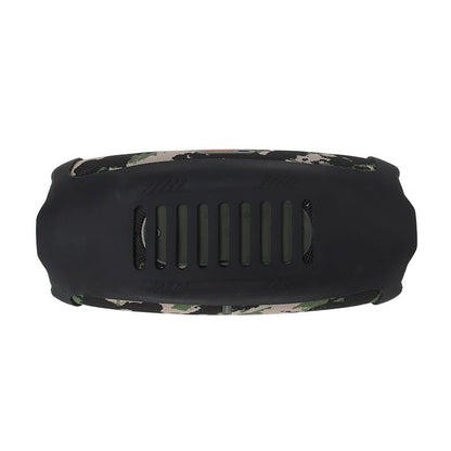 Silicone Case Cover for JBL Xtreme 4 Bluetooth Speaker, Soft Travel Carrying Protective Cover Carrying Bag Cover Portable Protective Skin Case (Black) - color: Black