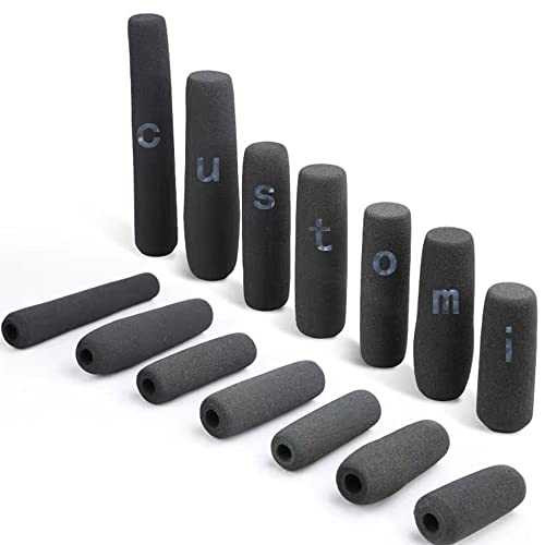 custom microphone cover Windshield foam cover microphone isolation shield Anchor Interview Headphones Windproof (lengthen) - size: lengthen