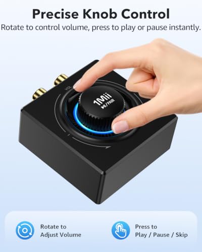 1Mii B06T3 Bluetooth 6.0 Receiver for Home Stereo, Wireless Audio Adapter - color: B06T3 (Standard)