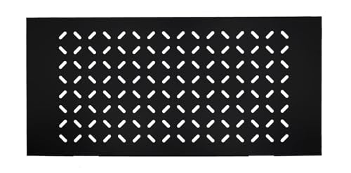 Rockville KS2 Shelf for Z-Stand or X-Stand DJ Table, 150 lbs Capacity, Ventilation Holes, Foam Padding, Perfect for DJs and Musicians | 150 lb Capacity, Heavy-Duty Steel, Black Powder Coated, 39.5" x 18.6" Surface, Ventilation Holes, Universal Fit, Portab