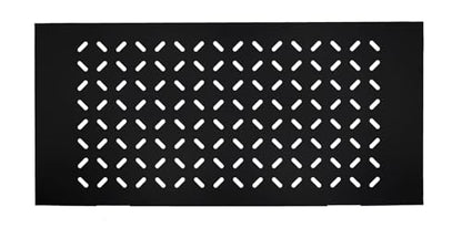 Rockville KS2 Shelf for Z-Stand or X-Stand DJ Table, 150 lbs Capacity, Ventilation Holes, Foam Padding, Perfect for DJs and Musicians | 150 lb Capacity, Heavy-Duty Steel, Black Powder Coated, 39.5" x 18.6" Surface, Ventilation Holes, Universal Fit, Portab