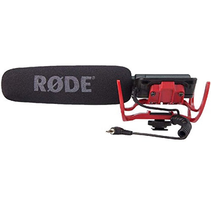 Rode VideoMic Camera-Mount Shotgun Microphone with Rycote Lyre Shock Mounting, Black