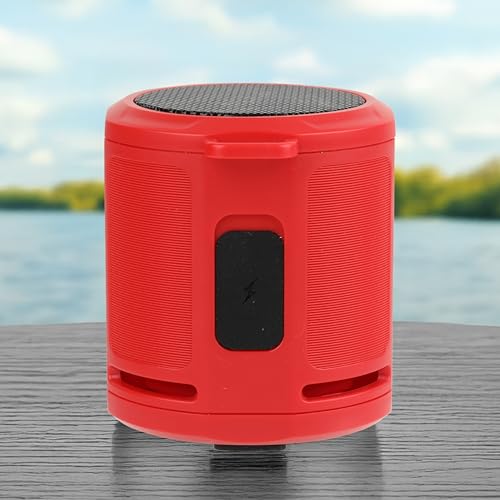 Altec Lansing HydraMicro - Waterproof Bluetooth Speaker, Lightweight & Portable Speaker for Travel & Outdoor Use, Red - color: Red, style: HydraMicro
