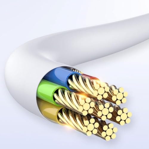 3.5mm Male to Type-C Female Audio Adapter Cable, White, Compatible with Smartphones, MP3 Players, Laptops, Tablets