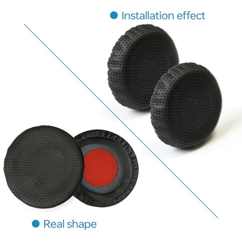 Ear Pads for Poly Headset, Replacement Ear Cushion Cover for Plantronics Blackwire 3320 3325 C310 C320 C3210 C3220 C3225, Cushions Ear Pads Cover for Jabra PRO 920 930 935 9450 9460 (2 PCs)