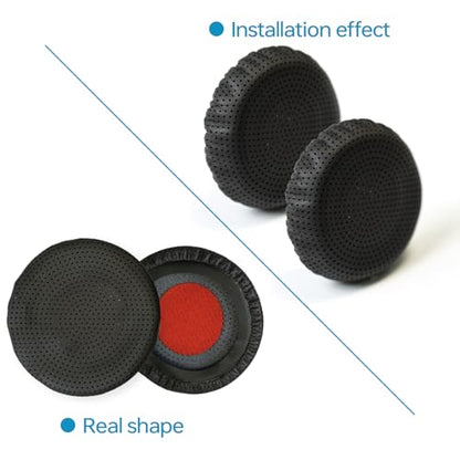 Ear Pads for Poly Headset, Replacement Ear Cushion Cover for Plantronics Blackwire 3320 3325 C310 C320 C3210 C3220 C3225, Cushions Ear Pads Cover for Jabra PRO 920 930 935 9450 9460 (2 PCs)
