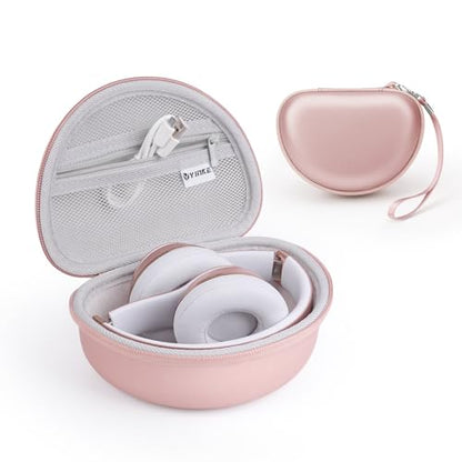 Case for Beats Solo3 /Solo 4 On-Ear Headphones, Portable Travel Hard Shell Storage Bag (Rose Gold) - color: Rose Gold