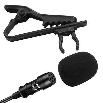 10 Pcs Lavalier Microphone Clips Replacement Kit with 10 Pcs Foam Windscreen Covers, Lapel Mic Clips Sponge Cover Kit for Voice Recording, Video Conferencing and Online Meetings - size: 10 Pack