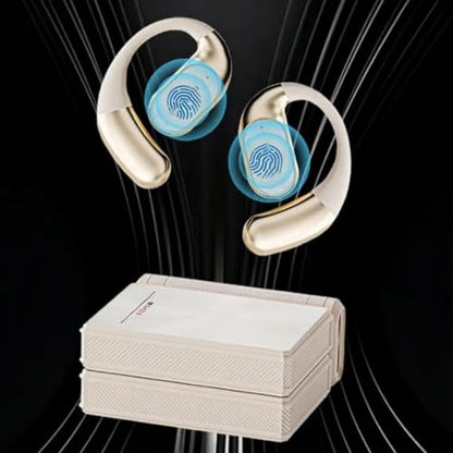 Dpofirs Wireless Earbuds Bluetooth 6.0 Headphones, Sweatproof - color: White