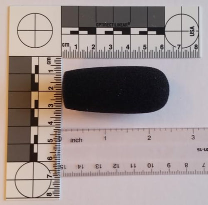 CA945 foam microphone windscreens (microphone covers) (2-pack) for use mini-shotgun mics, larger headsets and desktop microphones