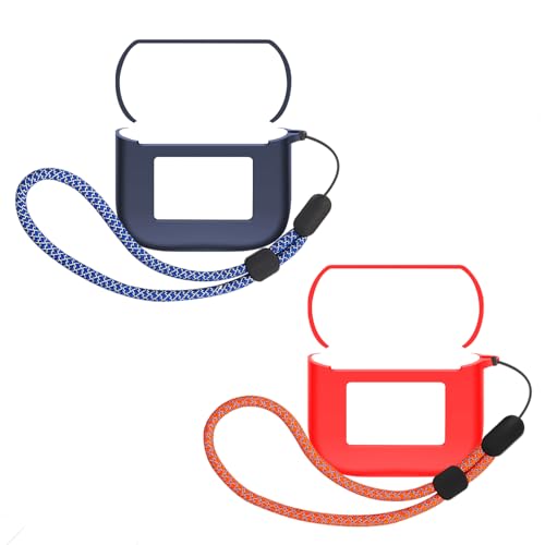 Case - Universal 360° Shock - Resistant Ultimate Protective Case with Waterproof & Scratch - Free Features and Headphone Charging Compatibility(Noon Blue+Red) - color: Noon blue+Red