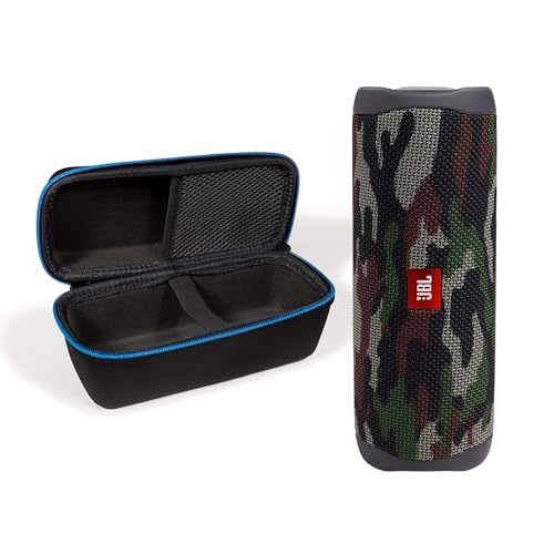 JBL Flip 5 (Camouflage) + Bundle with divvi! Protective Hardshell Case - color: Camouflage
