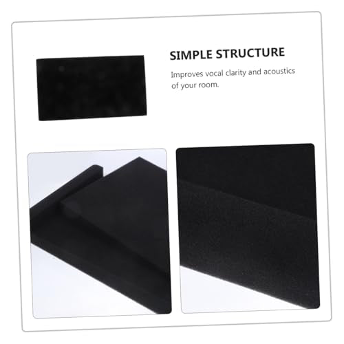 Toyvian 6pcs Monitor Pad Speaker Acoustic Isolation Sponge High Density Reduce Vibration Resonance Practical for Studio