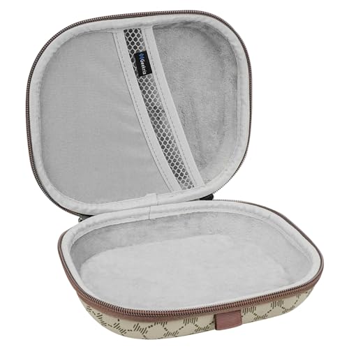 Geekria NOVA Headphones Case for On-Ear Headphones, Replacement Hard Shell Travel Carrying Bag with Cable Storage, Compatible with JBL Tune 510BT, Skullcandy Riff 2 Headsets (Brown Pattern) - color: Brown Pattern