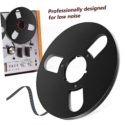 3holes Aluminum Alloy Take up Reel for Recorder Empty Tape Reel for Audio