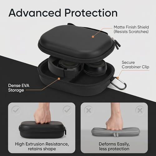 Mchoi Hard Travel Case Replacement for JBL Tune 500BT / 510BT / 520BT On-Ear Wireless Bluetooth Headphone, Case Only - color: Black