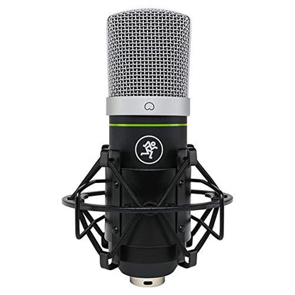 Mackie EM-91CU USB Condenser Microphone Bundle with Mic Boom Scissor Arm Stand & Pop Filter