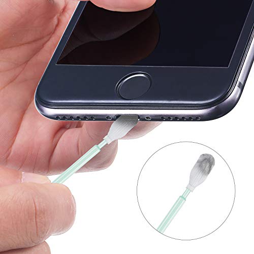 Tatuo 16 Pcs Cell Phone Cleaning Kit USB Charging Port Dust Plugs and Speaker Headphone Jack Camera Cleaning Brush Set for Daily Phone Clean Protect Task