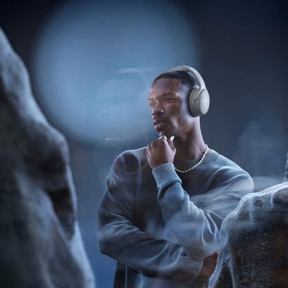 Bose QuietComfort Headphones - Wireless Bluetooth Headphones, Active Over Ear Noise Cancelling and Mic, USB-C Charging, Deep Bass, Up to 24 Hours of Playtime, Moonlight Grey - Limited Edition Color - color: Moonlight Grey