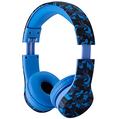 Snug Play+ Kids Headphones with Volume Limiting for Toddlers (Boys/Girls) - Blue Camo - color: Blue Camo, size: One Size