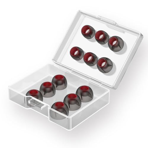 Turbo Silicone Eartips Replacement for KZ Earbuds,6 Pairs,S/M/L | Compatible with KZ ZSN Pro X& Linsoul KZ ZS10 Pro/ Pro 2 & ZiiGaat Arcanis / Lush/ Odyssey /x Hangout /x Fresh Reviews Arete