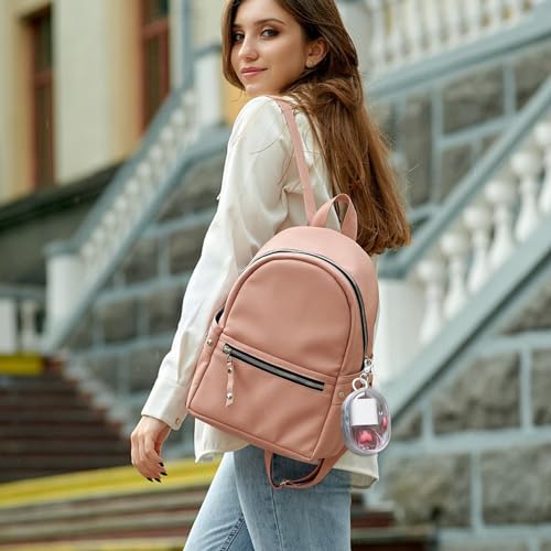 2 Pcs Cable Storage Case Headphone Case Zipper Closure Visible Earphone Case for USB Flash Drive,Keys, Mini Lipstick, Earbuds (Black, White) Headphone Case