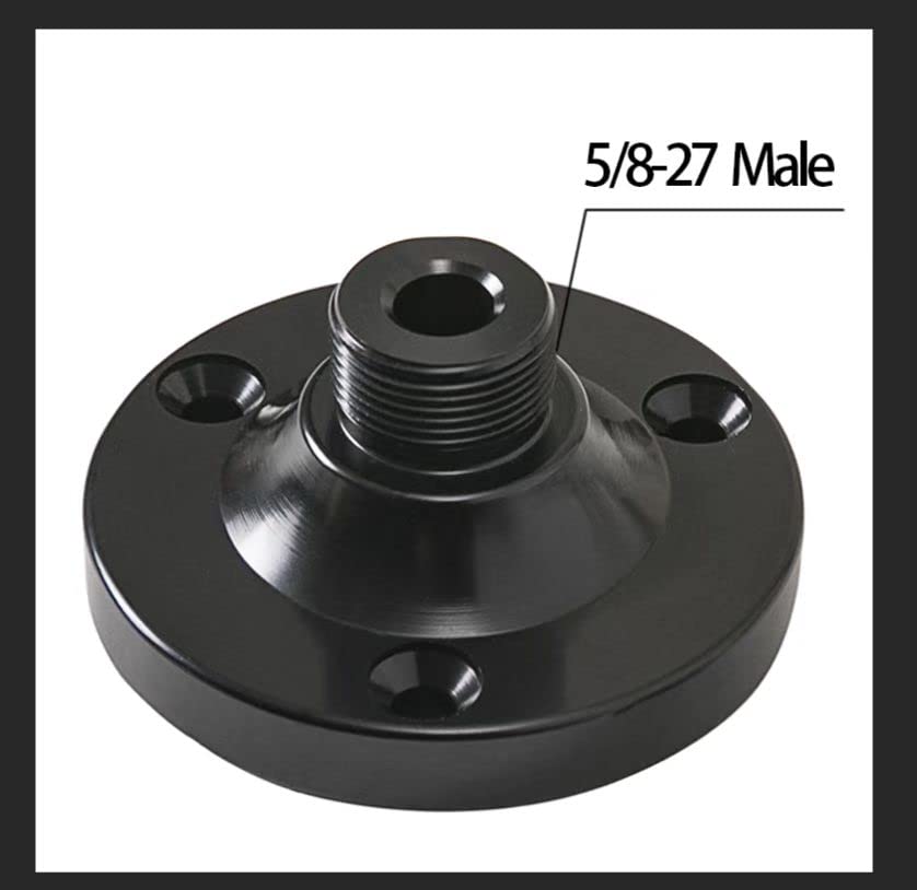 1set Microphone Podium Mount,Podium Microphone Holder,Desktop&Tabletop Microphone Stand, 5/8 Male with a adapter Ideal for Various Mounting Devices&Black - color: Black, size: Mic Stand with adapter