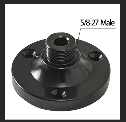 1set Microphone Podium Mount,Podium Microphone Holder,Desktop&Tabletop Microphone Stand, 5/8 Male with a adapter Ideal for Various Mounting Devices&Black - color: Black, size: Mic Stand with adapter