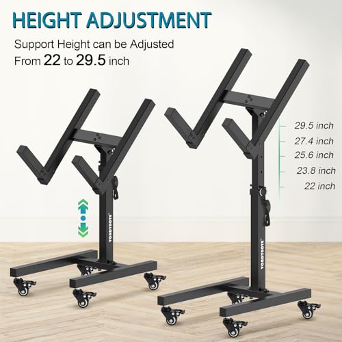 Vondynote Guitar Amp Stand with Wheels Adjustable Combo Amp Stand Tilt Back