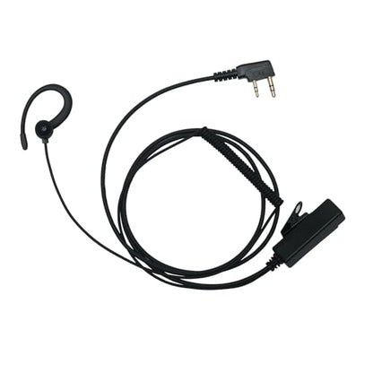 10 Pack Walkie Talkie Earpiece Headset with MIC PTT ，C-Shape | Compatible with Baofeng UV-5R BF-888S BF-F8HP BF-F9 Kenwood TK-2107 TK-3107 H777 RT7 RT21 Two Way Radios