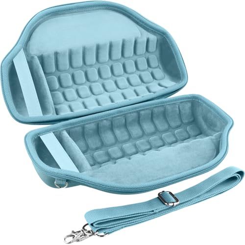 co2CREA Case for JBL Charge 6 Portable Bluetooth Speaker, Teal | High-Density Foam Padding, Reinforced Handle, Detachable Shoulder Strap, Compact Lightweight Design, Dust Protection - color: Teal Case