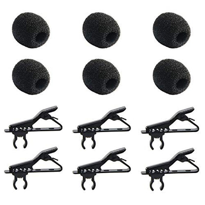 AUGSUN Lav Mic Clip Set 18 Pcs Lavalier Mic Clip Replacement Kit