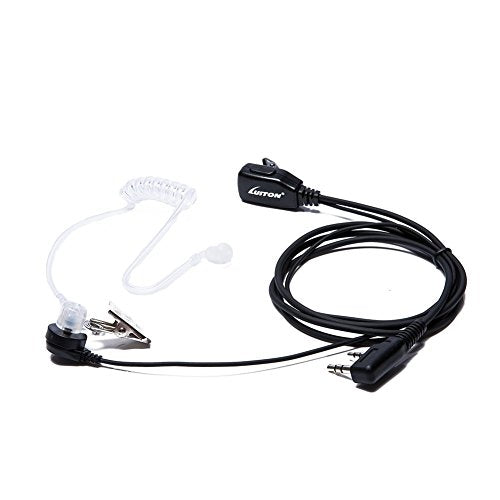 Walkie Talkie Earpiece with Mic for BaoFeng Radio Retevis Headset for Baofeng UV-5R BF-888S Arcshell Retevis H-777 RT21 RT22 Kenwood 2 Way Radio by LUITON (10 Pack) - color: 10 Pack Standard