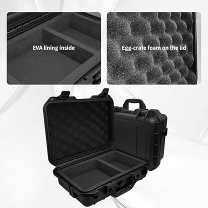 Audio Interface Carrying Case for Universal Audio Apollo Twin X DUO/Twin X QUAD/Twin X DUO Gen 2/ Twin X QUAD Gen 2, Hard Shell Travel Case Equipped with Comfort Handle