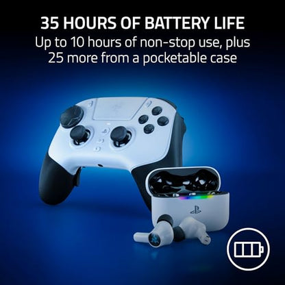 Razer Hammerhead V3 X Wireless Multi‐Platform Gaming Earbuds, PS Edition - style: PlayStation Edition