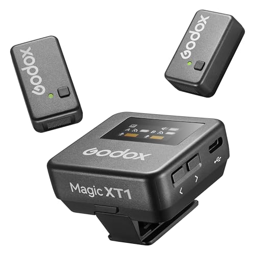 GODOX Wireless Lavalier Microphone for iPhone/Android/Camera/PC/Laptop with Lightning/USB-C/Plug, 48KHz 24Bit, Noise Cancellation for Video Recording, Vlog, YouTube, TikTok【All-Powerful】