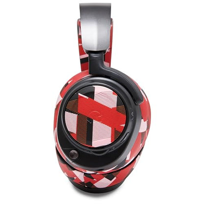 WC Side Plates for Arctis Nova Pro Wireless, Pro Wired & Nova Elite | Made by Wicked Cushions | Also fits Nova Pro Omni, 7, 7X & 7P | Red Prism - color: Red Prism