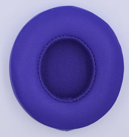 Headphone Replacement Ear Pad Cover Compatible with Beats by Dre Solo3 Solo2 Wired Wireless Headphones Protein Leather Memory Foam Headphone Cushion Ear Muffs-Navy Blue - color: navy blue