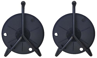 AUDIO 2000'S Two-Pack Deluxe Portable Cable Reels, Total Capacity: 1440 Feet of 6mm Black Cable, Each Reel: 720 Feet, Black