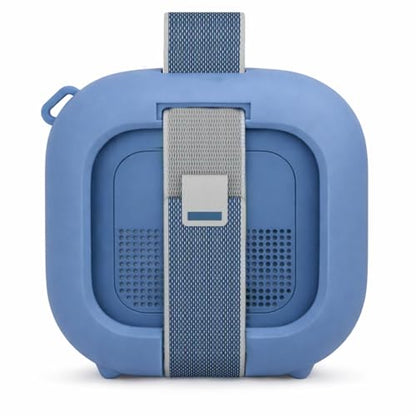 alltravel Silicone Cover for Bose New SoundLink Micro Portable Bluetooth Speaker (2nd Gen) with Neck Lanyard (Dusk Blue) - color: Dusk Blue