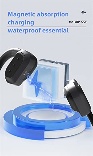 Bone Conduction Wireless Bluetooth Headset IPX8 Waterproof Swimming Headset Outdoor Fitness 32GB Memory MP3 Player (Black) - color: Black