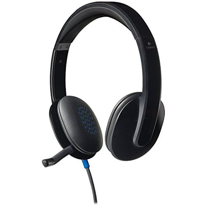 Logitech High-performance USB Headset H540 for Windows and Mac, Skype Certified (Renewed)
