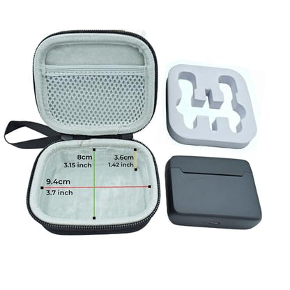 Portabe Wireless Microphone Case Lav Mic Bag Audio Gear Travel Case for PQRQP 3 in 1 Wireless Lavalier Microphones Lapel Mics Plug-Play Clip on Lapel Mic wireless lavalier microphone systems