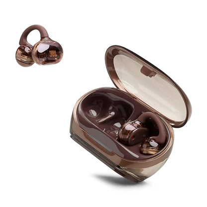JBL Soundgear Clips Open Ear Headphones for Situational Awareness - Copper | Up to 32 Hours Total Playtime With Speed Charge, Sweat Resistant, Noise-Reducing Mics, App Control For Custom Audio - color: Copper