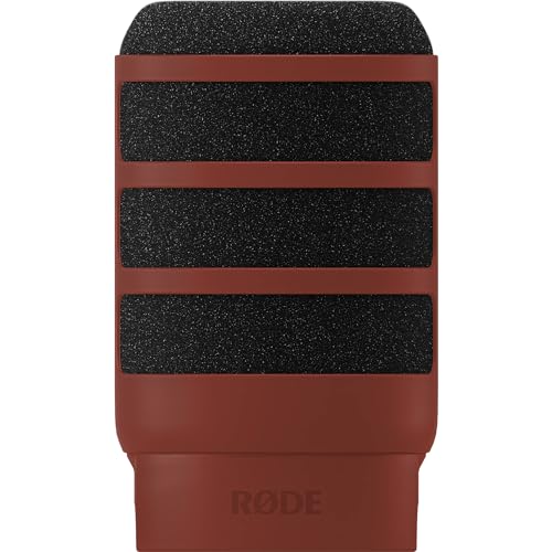 Rode PodMic Podcast Microphone Bundle with WS14 Red Pop Filter