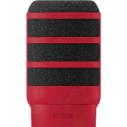 Rode PodMic Podcast Microphone Bundle with WS14 Red Pop Filter