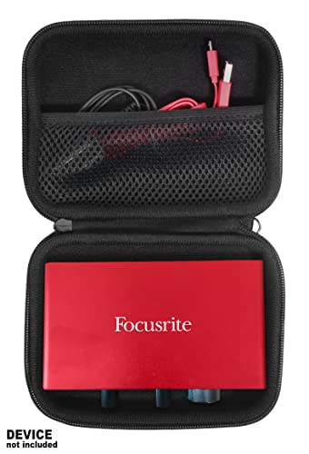 Case for Focusrite Scarlett Solo 3rd gen USB Audio Interface, travel and consolidation for easy home storage and travel (for 3rd gen only)