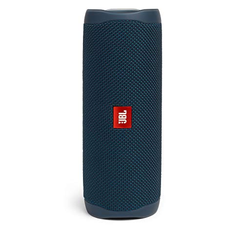 JBL Flip 5 Portable Bluetooth Speaker - Ocean Blue (JBLFLIP5BLUAM) (Renewed) - color: blue
