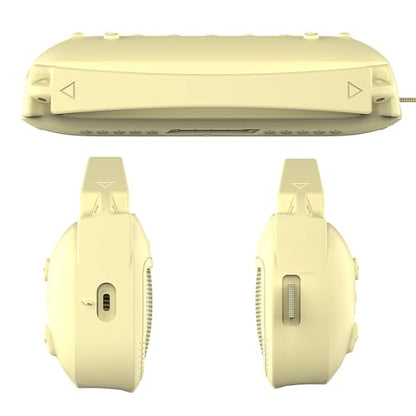 JCHPINE Silicone Cover Case for Bose SoundLink Flex Speaker 2nd Gen | Accessories Compatible with Bose SoundLink Flex 2, Protective Case with Shoulder Strap (Citrus Yellow) - color: Citrus Yellow