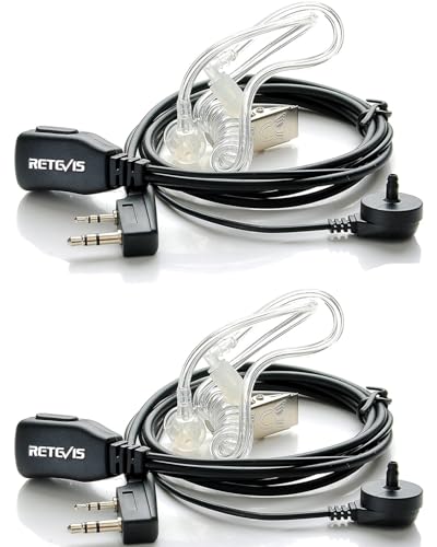 Retevis Walkie Talkie Earpiece with Mic, for RT22/RT21/RT68/H777/RT86